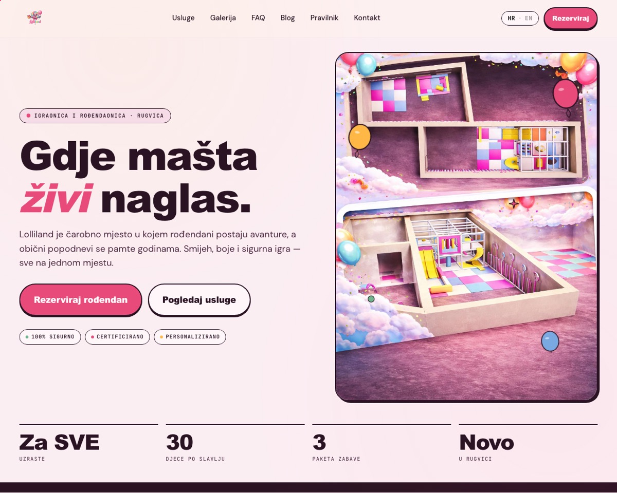Lolliland Rođendaonica screenshot